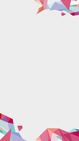 扁平化彩色几何图案H5背景