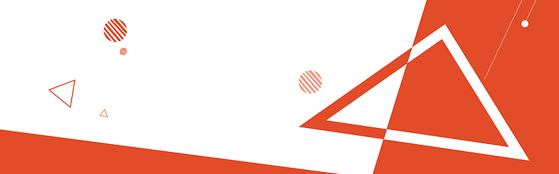 几何红色banner背景图