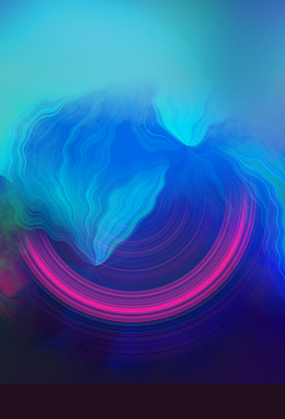 迷幻蓝紫渐变文艺质感大气广告背景