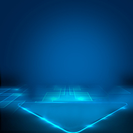 简约蓝色科技模板