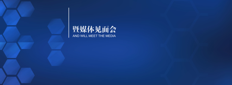 峰会见面会仪式蓝色展板背景素材
