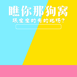 简约几何宠物屋子PSD分层主图背景素材