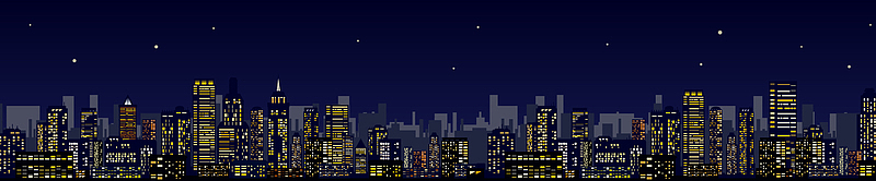 城市夜空背景图