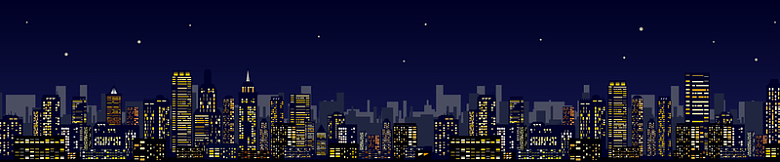 城市夜空背景图