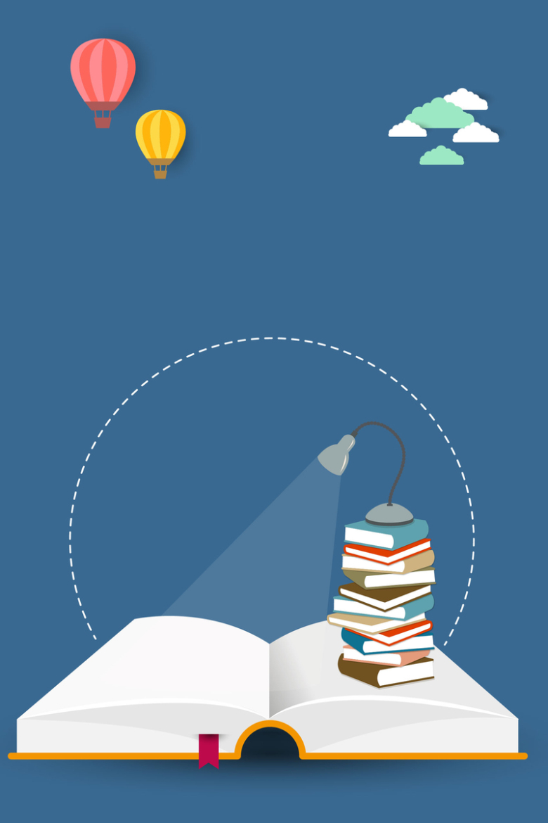 手绘,纯色简约,学习,书本信息,智慧启迪,创意文具,教育宣传,教育背景