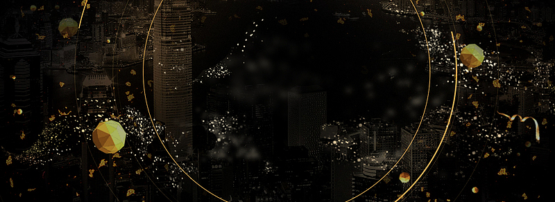 天猫男神节几何鎏金炫酷背景