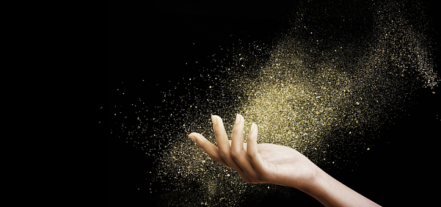 手简约黑金海报banner背景