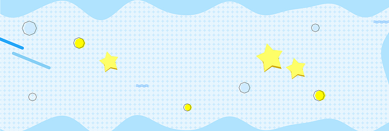 蓝色可爱温馨淘宝电商海报banner背景