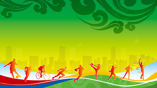 运动会闭幕式海报背景素材