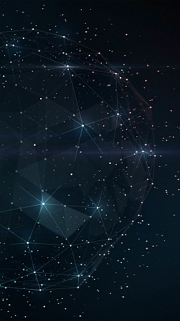 黑色科技光点H5背景