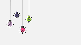 创意灯泡毕业答辩PPT背景素材