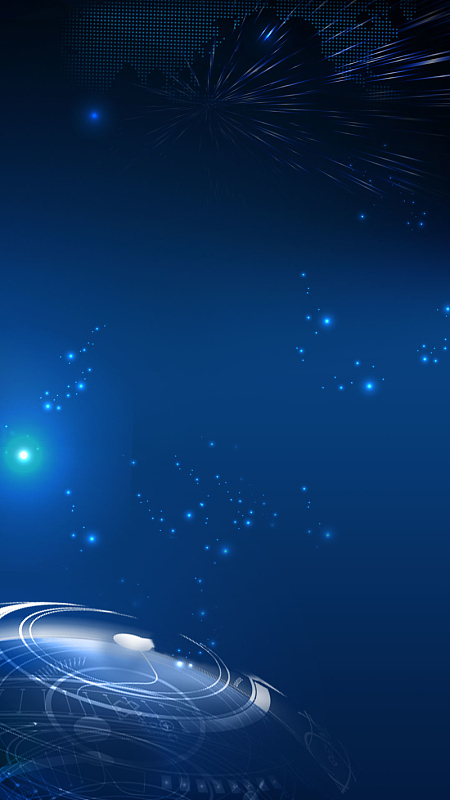 科技感商务线条蓝色psd分层h5背景素材