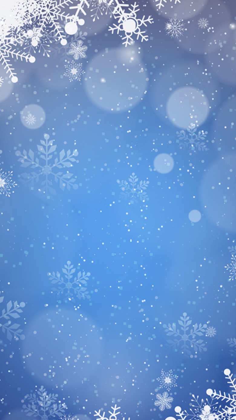 蓝色雪花光晕矢量图源文件h5背景