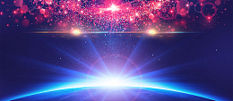 商务科技新春年会背景海报banner