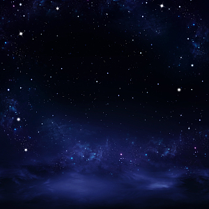 蓝色浩瀚星空背景