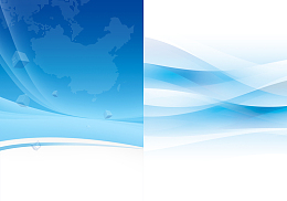 蓝色封面背景素材