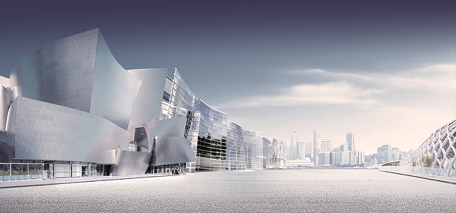 公路城市大气商务浅色淘宝海报背景