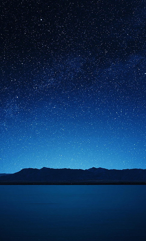 蓝色星空h5背景