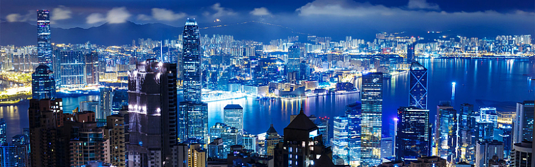 美丽的香港背景