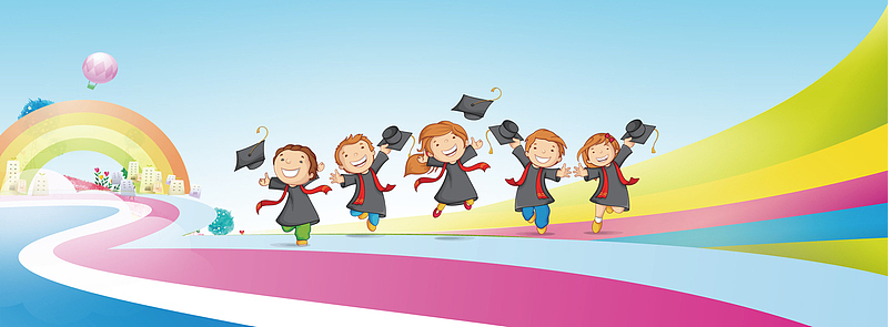 幼儿园毕业典礼清新banner