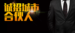 合伙人招聘商务海报banner