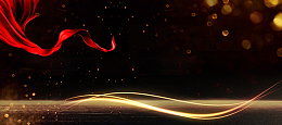 黑色大气年终总结banner