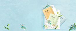 美妆节质感纹理蓝banner