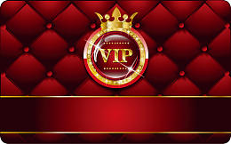 红色尊贵VIP会员卡背景素材