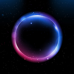 光效圆球设计炫彩海报矢量背景