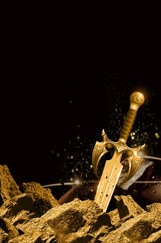 黑色炫酷创意游戏竞技海报背景