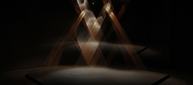 大气金属线条背景