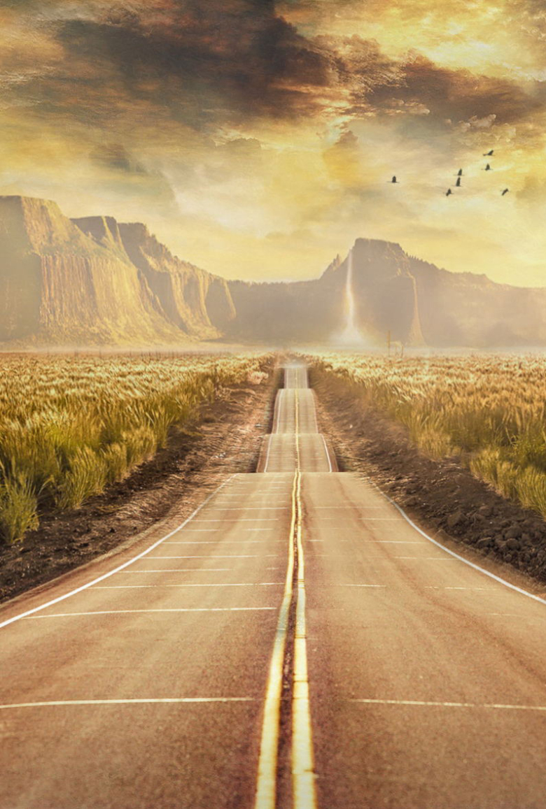 大气公路h5背景