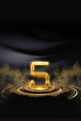 黑金创意大气倒计时背景素材