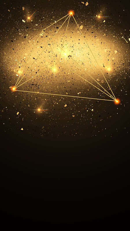 黑金几何科技h5背景素材