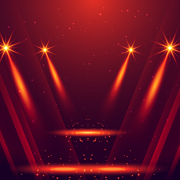 大气喜庆的文艺晚会演出背景