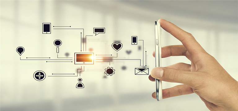 手机互联网科技海报背景