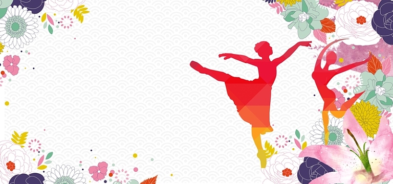 舞蹈培训招生宣传海报背景