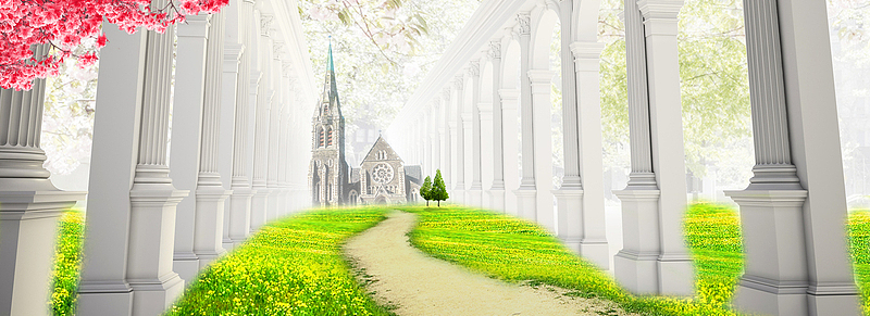 淘宝婚纱背景图