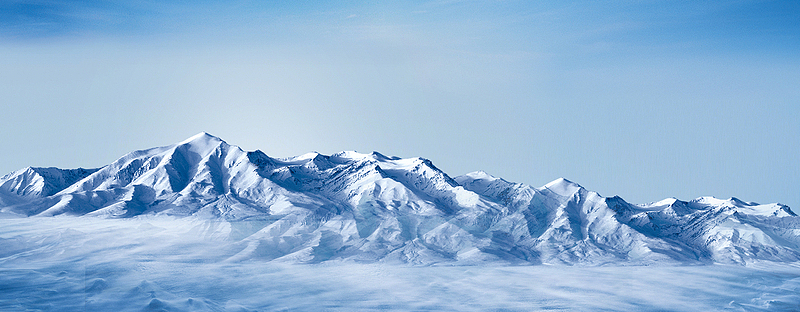 天山雪山背景海报banner