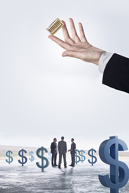 高端大气创意投资理财海报