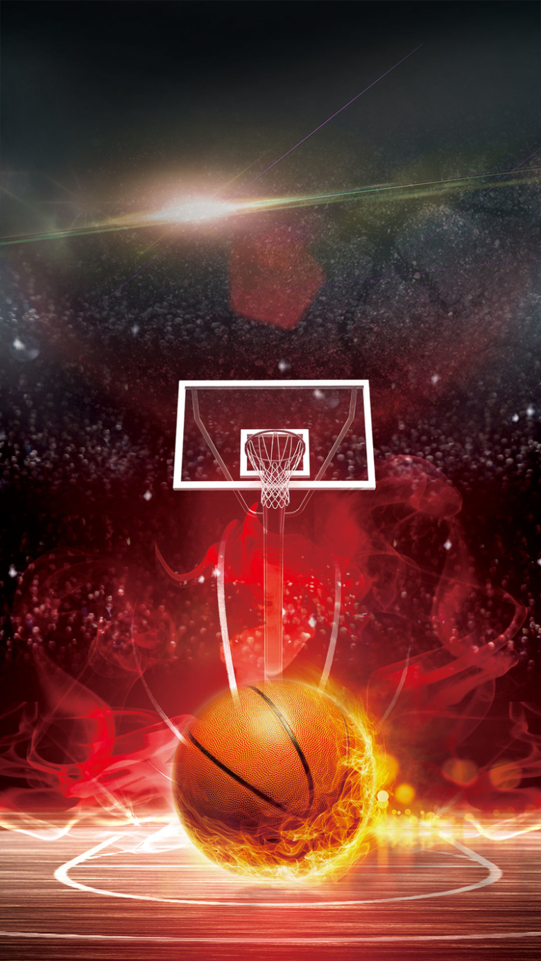 团招生篮球社招生h5背景素材