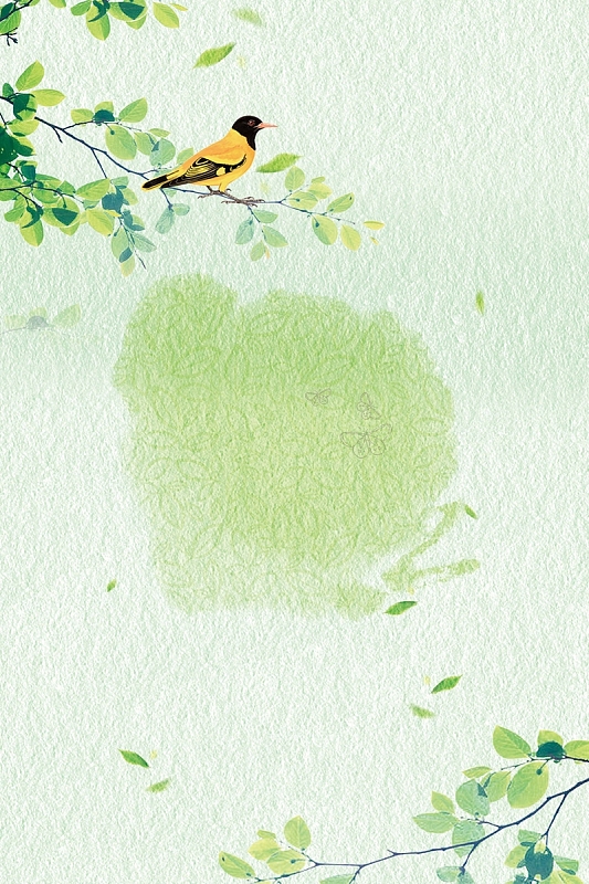 春天海报背景素材