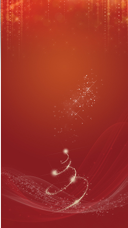 红色炫酷年会psd分层h5背景