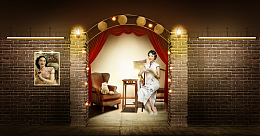 老上海风格创意背景图