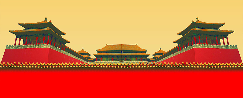 中国古典皇宫大气背景