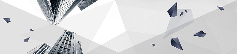 城市楼房几何背景banner