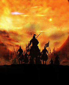 千军万马背景素材