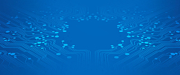 科技感蓝色背景banner