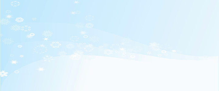 唯美浅蓝色雪花海报背景图