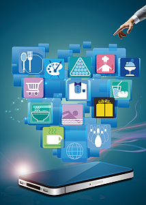 科技感APP推广背景素材